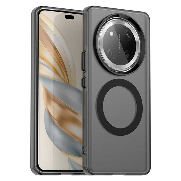 Honor Magic7 Lite Suojakuori (PC+TPU+PET, MagSafe) - Musta