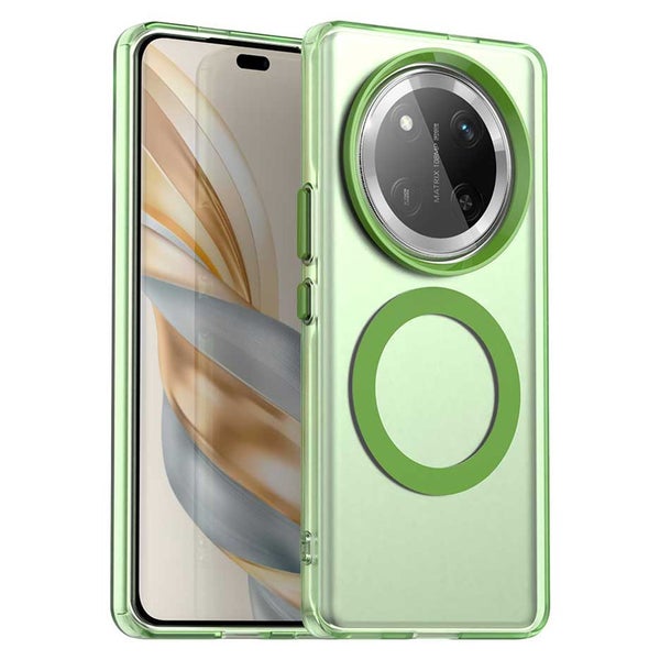 Honor Magic7 Lite Suojakuori (PC+TPU+PET, MagSafe) - Vihre&auml;