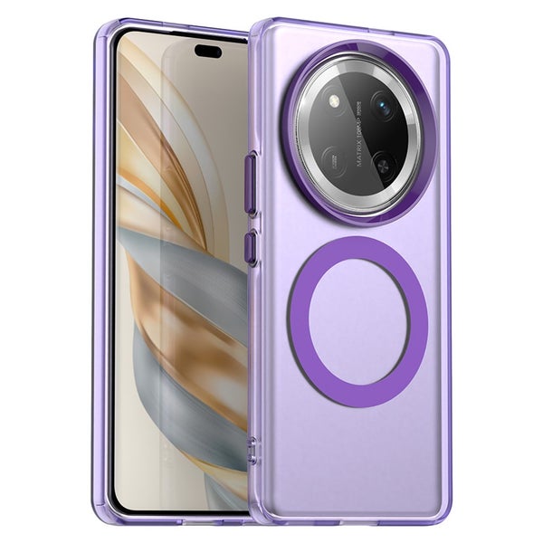 Honor Magic7 Lite Suojakuori (PC+TPU+PET, MagSafe) - Liila