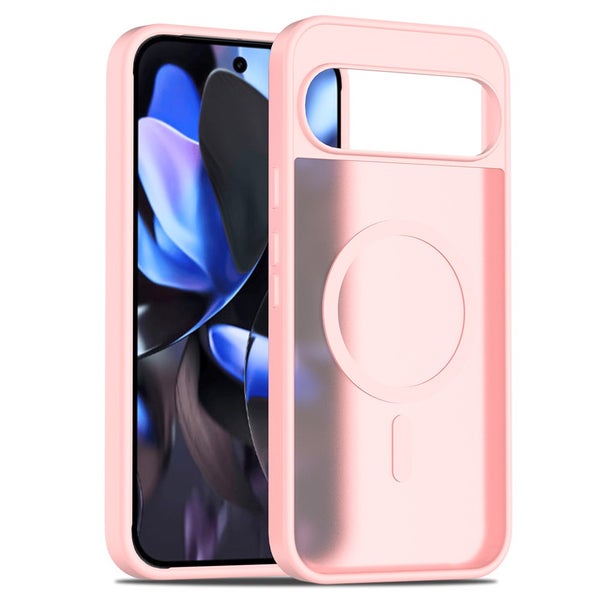 Google Pixel 10 Pro XL Suojakuori (TPU + Acrylic, MagSafe) - Pinkki