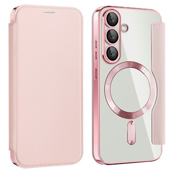 Samsung A36 Suojakotelo (PU nahkainen) - Pinkki