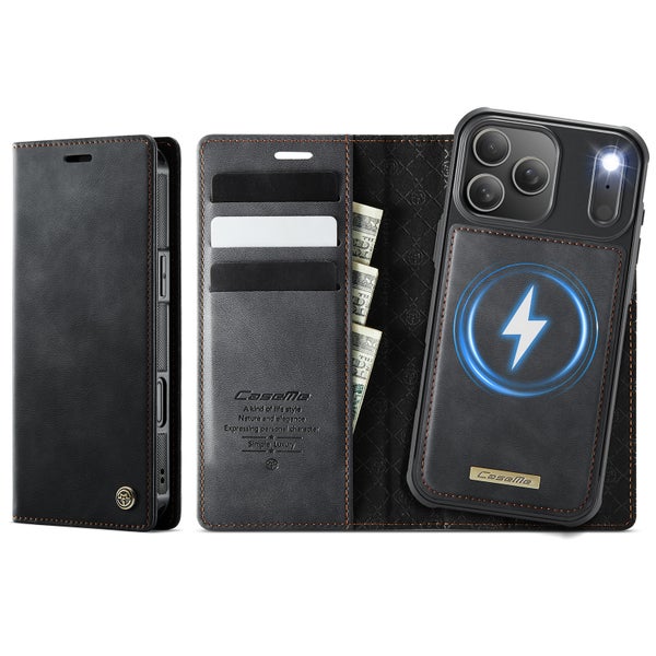 iPhone 17 Pro Suojakotelo (CASEME, 2in1 with MagSafe) &ndash; Musta