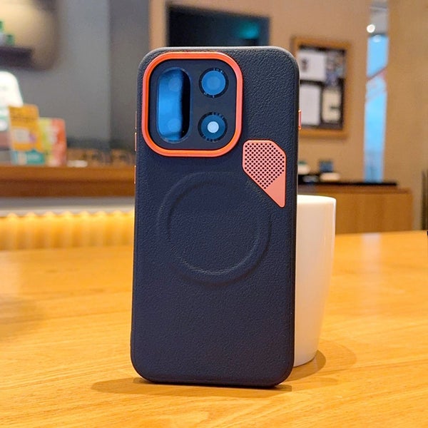 OnePlus 15 Suojakuori (MagSafe & Nahkapinta) &ndash; Musta