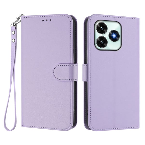 Honor X5c Plus Suojakotelo (Cover with Wrist Strap) - Vaalea liila