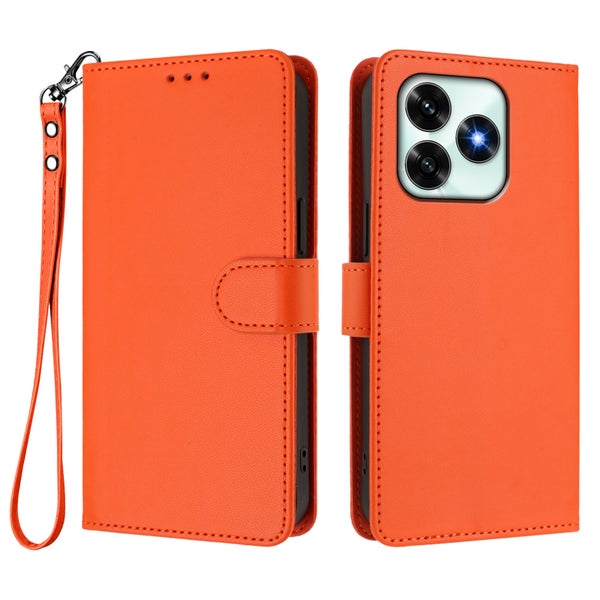 Honor X5c Plus Suojakotelo (Cover with Wrist Strap) - Oranssi