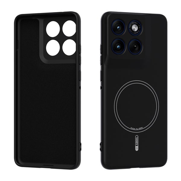 Motorola Edge 70 Suojakuori (ABEEL, Liquid Silicone) - Musta