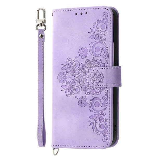 Google Pixel 10a Suojakotelo (Flower Pattern) - Liila