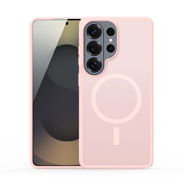 Samsung S26 Ultra Suojakuori (TPU + PC, Magnetic) - Pinkki