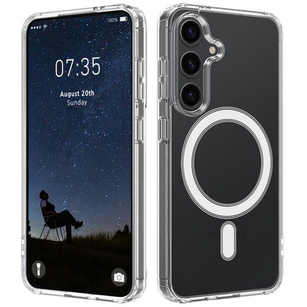 Samsung S26 Suojakuori (TPU+Acrylic, Magnetic) - Kirkas