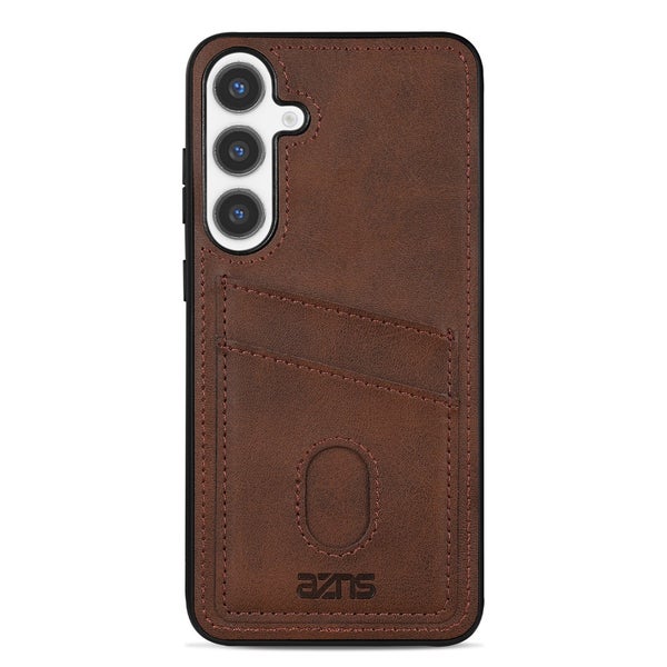 Samsung S26 Suojakuori (Korttitaskuilla, AZNS) - Coffee