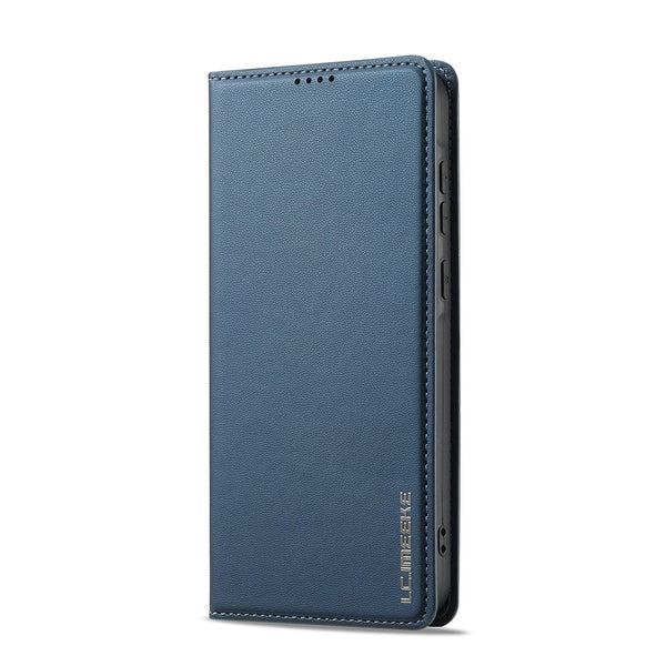 Samsung S26+ Suojakotelo (LC.IMEEKE, PU-nahka) - Sininen