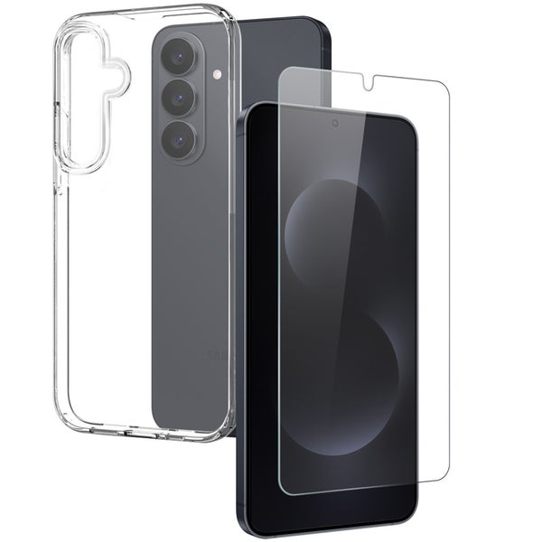 Samsung S26 Panssarilasi + Suojakuori (TPU) - Kirkas
