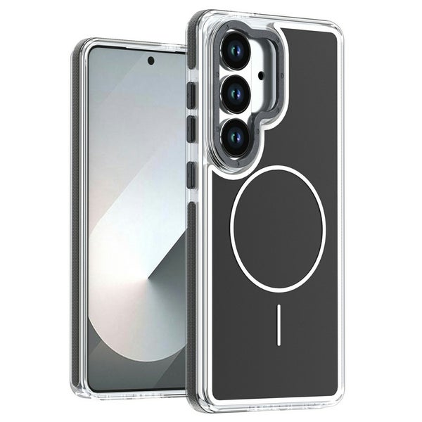 Samsung S26 Suojakuori kaksiv&auml;rinen (TPU + PC, Magnetic) - Musta