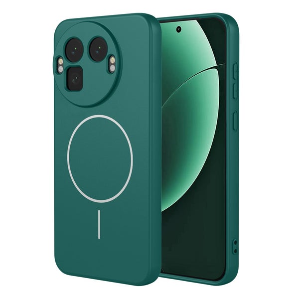 Realme GT 8 Pro Suojakuori (TPU, Magnetic) - Tummanvihre&auml;