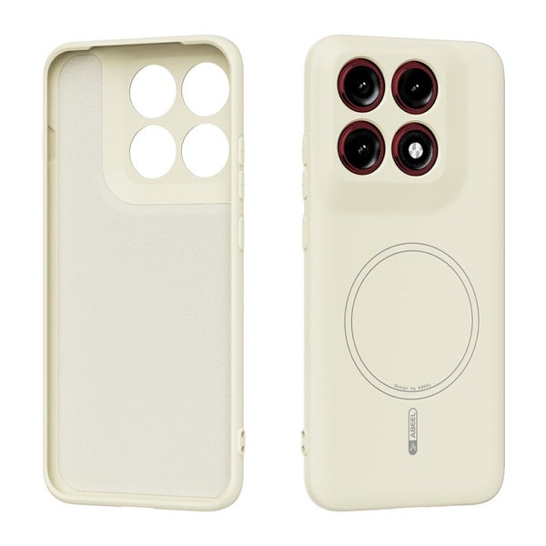 Motorola Edge 70 Pro Suojakuori (ABEEL, Silicone, Magnetic) - Beige