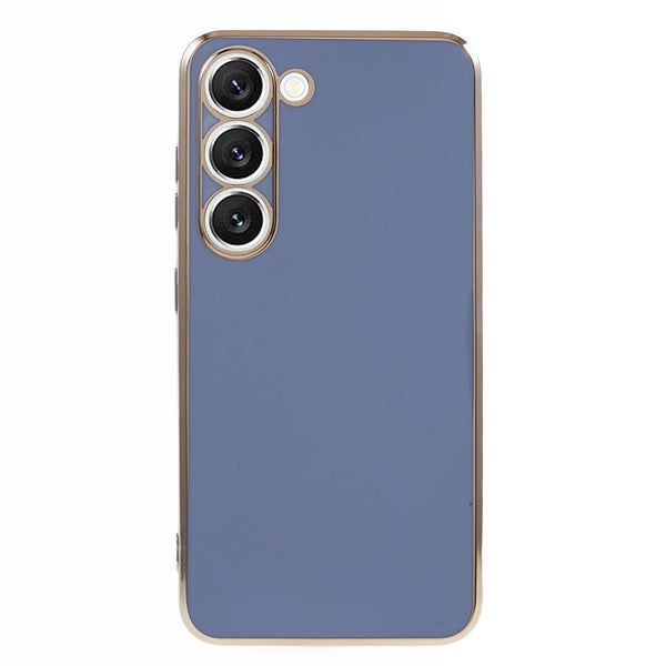 Samsung S22 Suojakuori (TPU, kiilt&auml;v&auml;) - Sininen