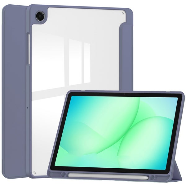 Samsung Tab A11+ Suojakotelo (kyn&auml;paikalla) - Liila