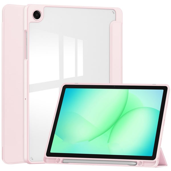 Samsung Tab A11+ Suojakotelo (kyn&auml;paikalla) - Pinkki