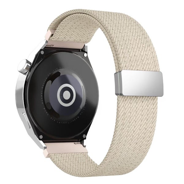 Nylonranneke (20mm) s&auml;&auml;dett&auml;v&auml; joustava ranneke - Vaalea