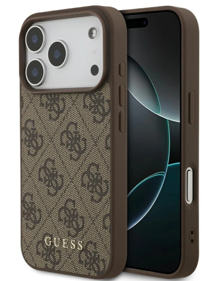 iPhone 17 Pro Guess 4G Classic Suojakuori - Ruskea