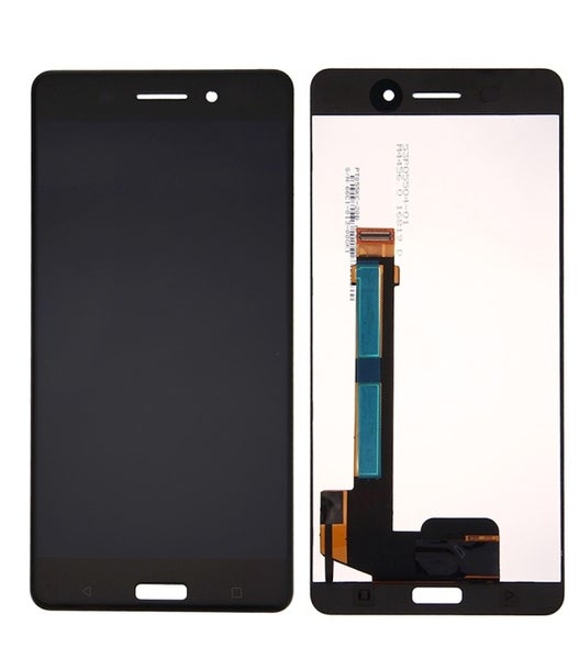 Nokia 6 N&auml;ytt&ouml; - Musta