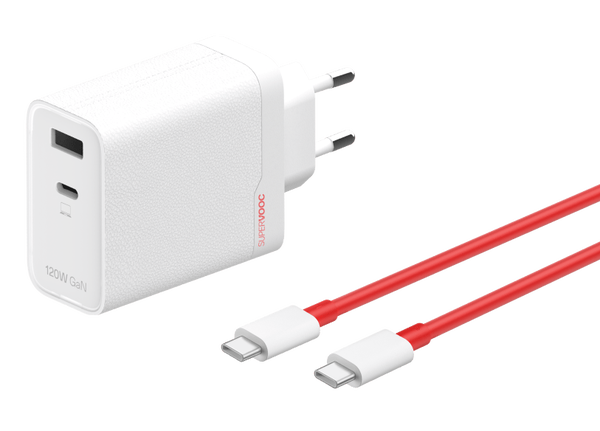 OnePlus SuperVOOC pikalaturi, USB-A + USB-C, 120W