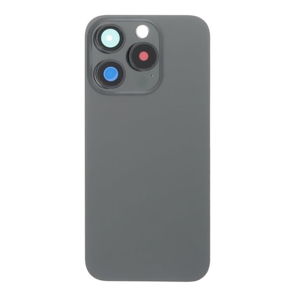 iPhone 15 Pro Takalasi kehyksell&auml; + Magneetit - Black Titanium