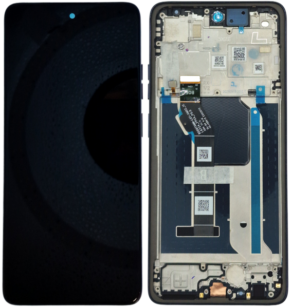 Motorola Moto G56 N&auml;ytt&ouml; + Runko - Black Oyster