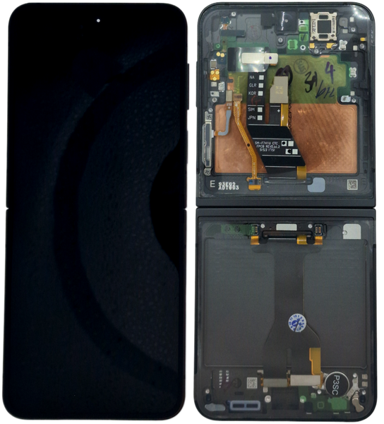 Samsung Galaxy Z Flip 6 N&auml;ytt&ouml; + Runko - Black