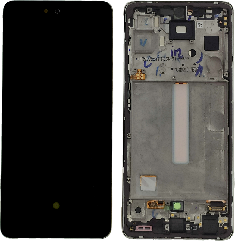 Samsung A52S 5G N&auml;ytt&ouml; + Runko - Valkoinen