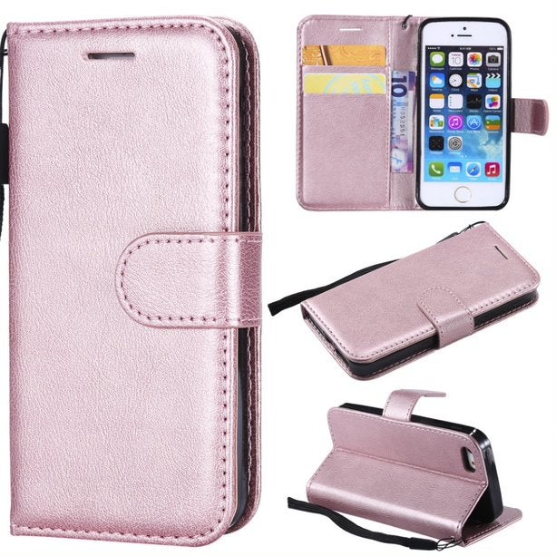 iPhone 5/5S/SE Suojakotelo - Ruusukulta